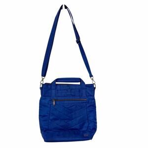 Lug Blue Courier Tote Crossbody Bag